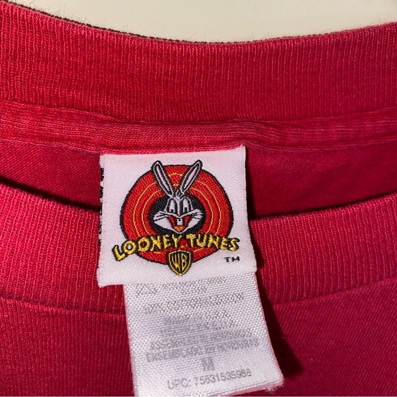 Vintage Looney Tunes Medium Red Tweety Bird Tee I Might Be Wrong But I Doubt It - Picture 7 of 9